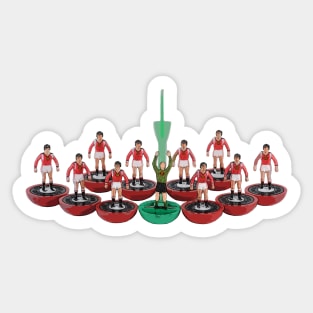 Man Utd 85 classic subbuteo design Sticker